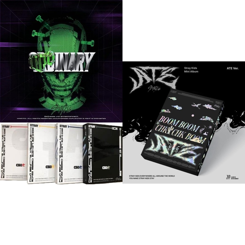 Stray Kids – Oddinary (Scanning Version/Mask Off Version/Normal Edition) & Go: Volume 1 (Normal Edition) & Ate (Ate Ver.) – CD Bundle