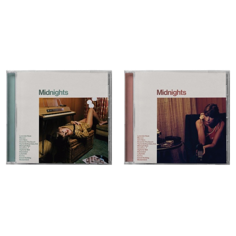 Taylor Swift – Midnights (X) (Jade Green CD) & Midnights (X) (Blood Moon CD)