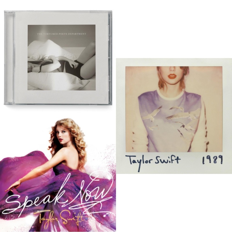 Taylor Swift – Tortured Poets Department(X) (Manuscript- Bonus Track) & Speak Now & 1989 – CD Bundle