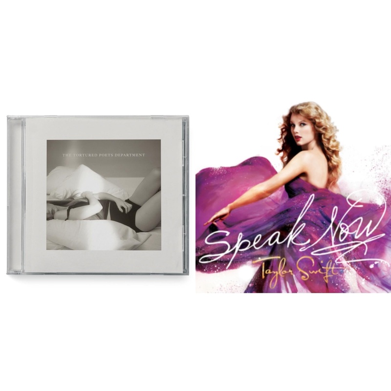 Taylor Swift – Tortured Poets Department(X) (Manuscript- Bonus Track) & Speak Now – CD Bundle