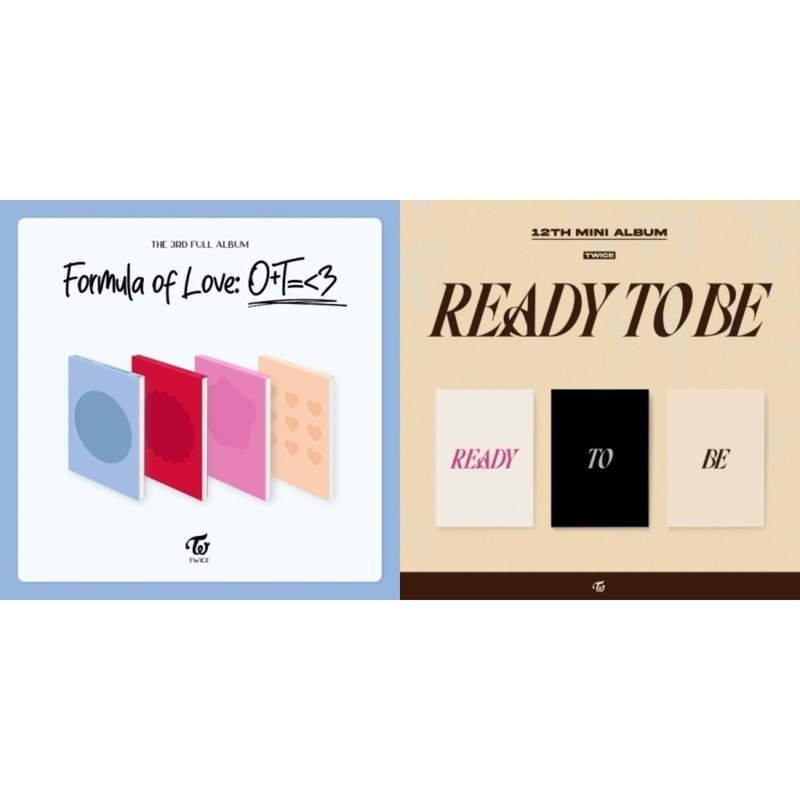 Twice – Formula Of Love: O+T=<3 & Ready To Be (12Th Mini Album) - CD Bundle