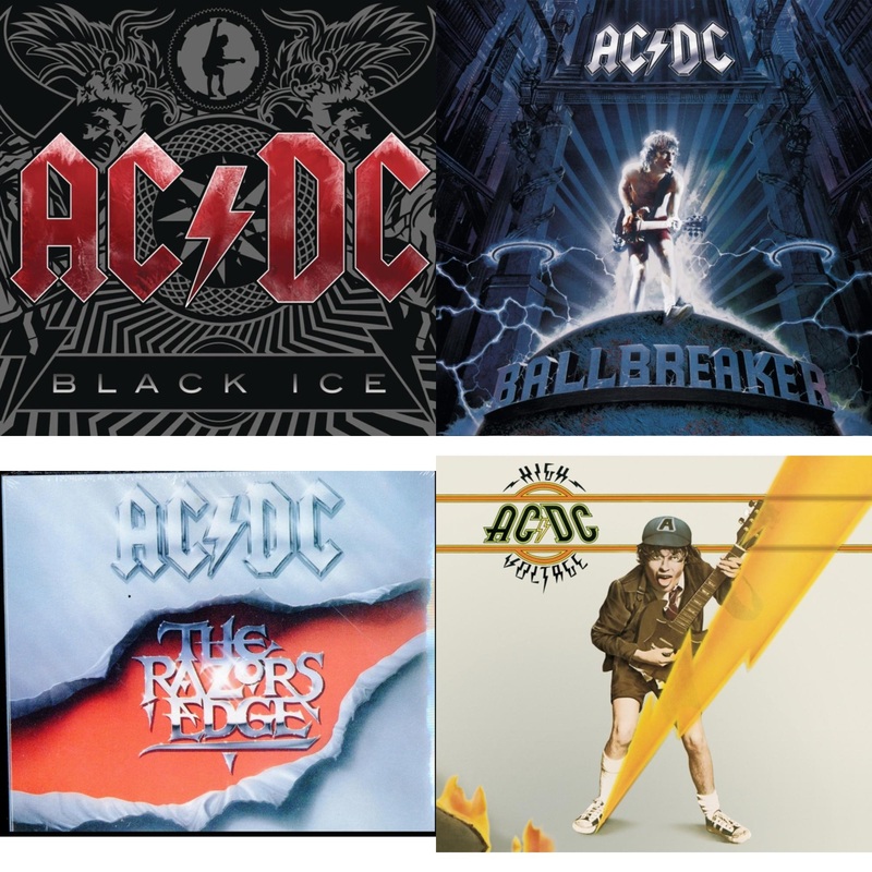 Ac/Dc – Black Ice & Ballbreaker & Razor’s Edge & High Voltage – CD Bundle