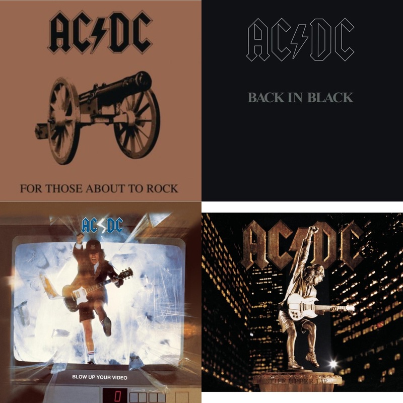 Ac/Dc – For Those About To Rock & Back In Black & Blow Up Your Video & Stiff Upper Lip – CD Bundle