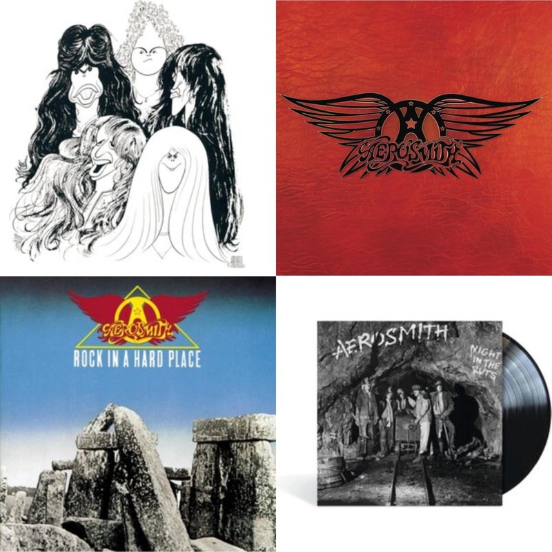 Aerosmith – Draw The Line & Greatest Hits (2LP) & Rock In A Hard Place & Night In The Ruts