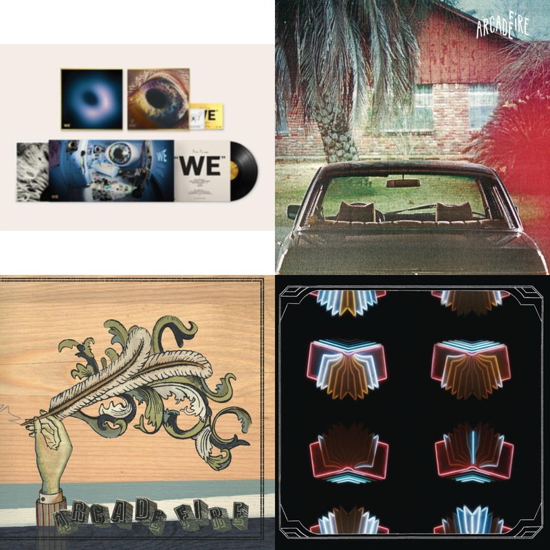 Arcade Fire – We (180G) & Suburbs (2LP/150G/Gatefold) & Funeral (150G/Gatefold) & Neon Bible (2LP/150G/Gatefold)