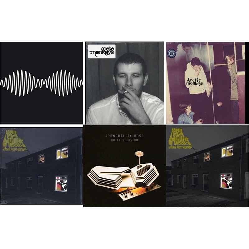 Arctic Monkeys – Am (Dl Card) & Whatever People Say I Am That’s What I Am Not & Humbug (Dl Card) & Favourite Worst Nightmare & Tranquility Base Hotel & Casino (Dl Card) & Favourite Worst Nightmare (Gatefold) – LP Vinyl Bundle