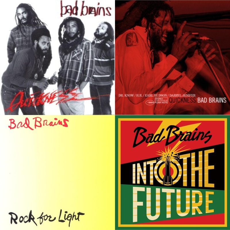 Bad Brains – Quickness & Quickness (Punk Note) & Rock For Light (Burnt Orange LP Vinyl) & Into The Future (Green, Yellow, Red Splatter LP Vinyl)
