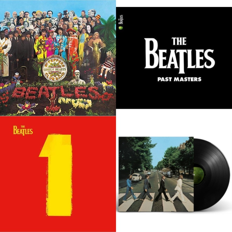 Beatles – Sgt. Pepper’s Lonely Hearts Club Band (2017 Stereo Mix/180G/Original Stencils) & Past Masters 1 & 2 & 1 (2015 Reissue) & Abbey Road Anniversary – LP Vinyl Bundle