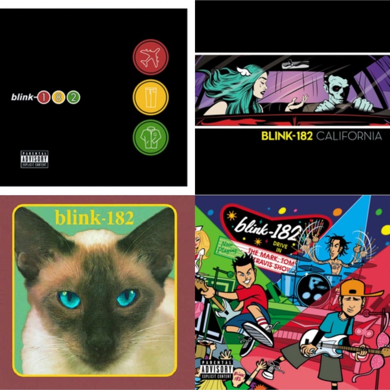 Blink-182 – Take Off Your Pants & Jacket & California (Deluxe/2LP/180G) & Cheshire Cat & Mark Tom & Travis Show (Enema Strikes Back)