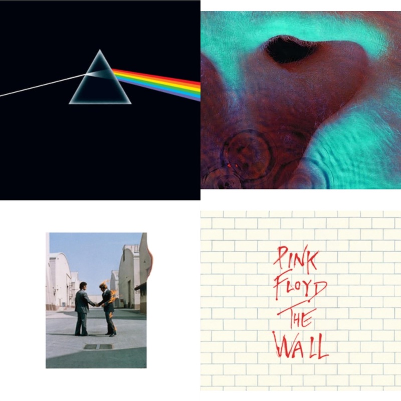Pink Floyd – Dark Side Of The Moon (50Th Anniversary Remaster) & Meddle & Wish You Were Here & Wall – CD Bundle