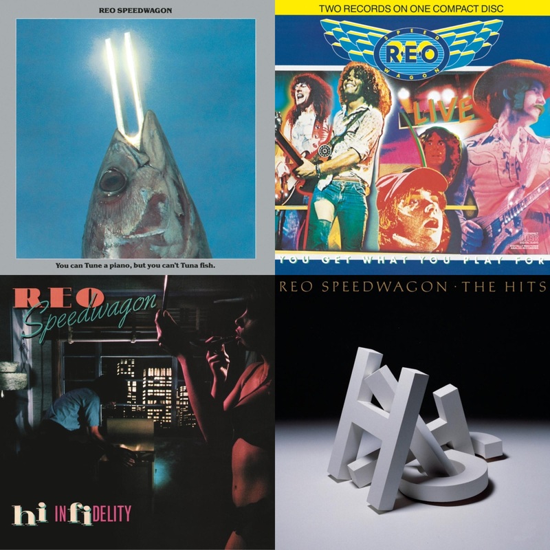 Reo Speedwagon – You Can Tune A Piano But You Can’t Tuna Fish & Live: You Get What You Play For & Hi Infidelity & Hits – CD Bundle