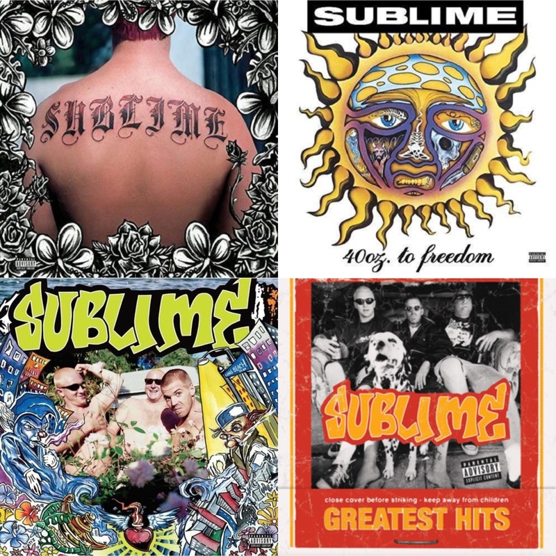 Sublime – Sublime & 40Oz. To Freedom & Second Hand Smoke & Greatest Hits (X) – LP Vinyl Bundle