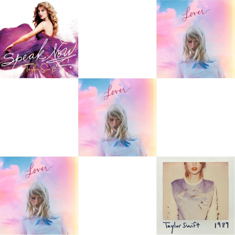 Taylor Swift – Speak Now & Lover (Deluxe) (Version 2) & Lover & Lover (Deluxe) (Version 1) & 1989 – CD Bundle