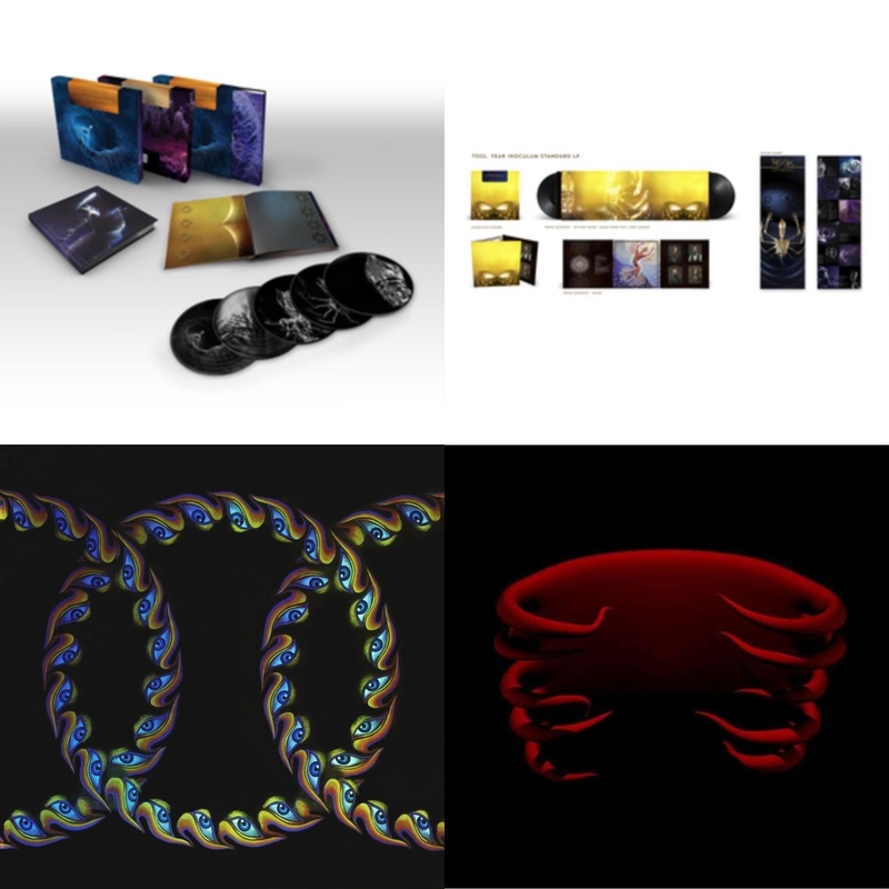Tool – Fear Inoculum (Le) (Limited/180G/5LP/Etching Side) & Fear Inoculum (3LP/180G) & Lateralus (2LP/Picture Disc/4 Different Images/Holographic Gatefold) & Undertow