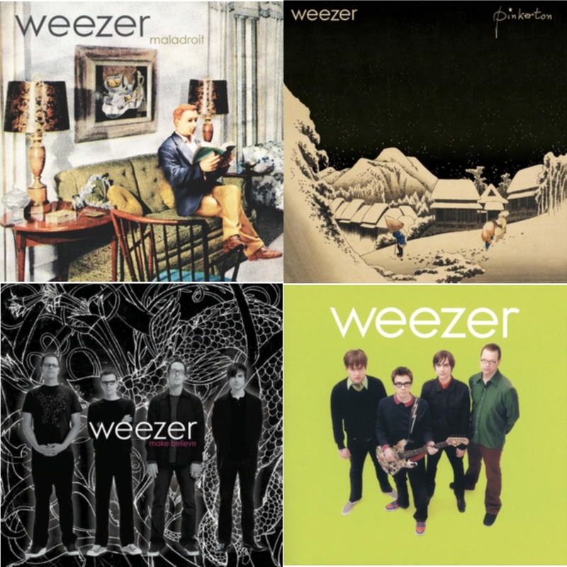Weezer – Maladroit & Pinkerton & Make Believe & Weezer (Green Album) – LP Vinyl Bundle