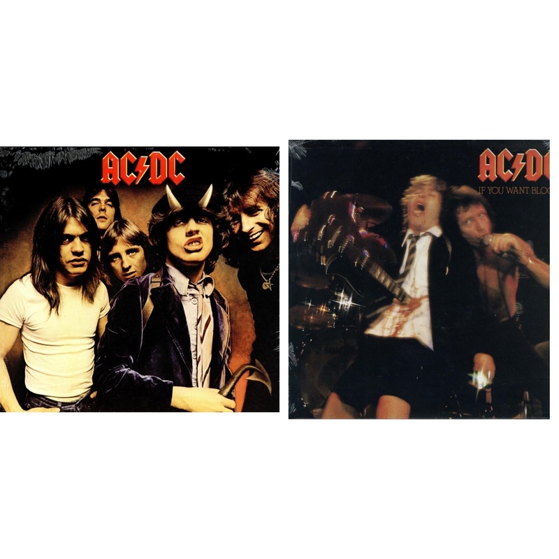 Ac/Dc – Highway To Hell (180G) & If You Want Blood You’ve Got It (180G) – LP Vinyl Bundle