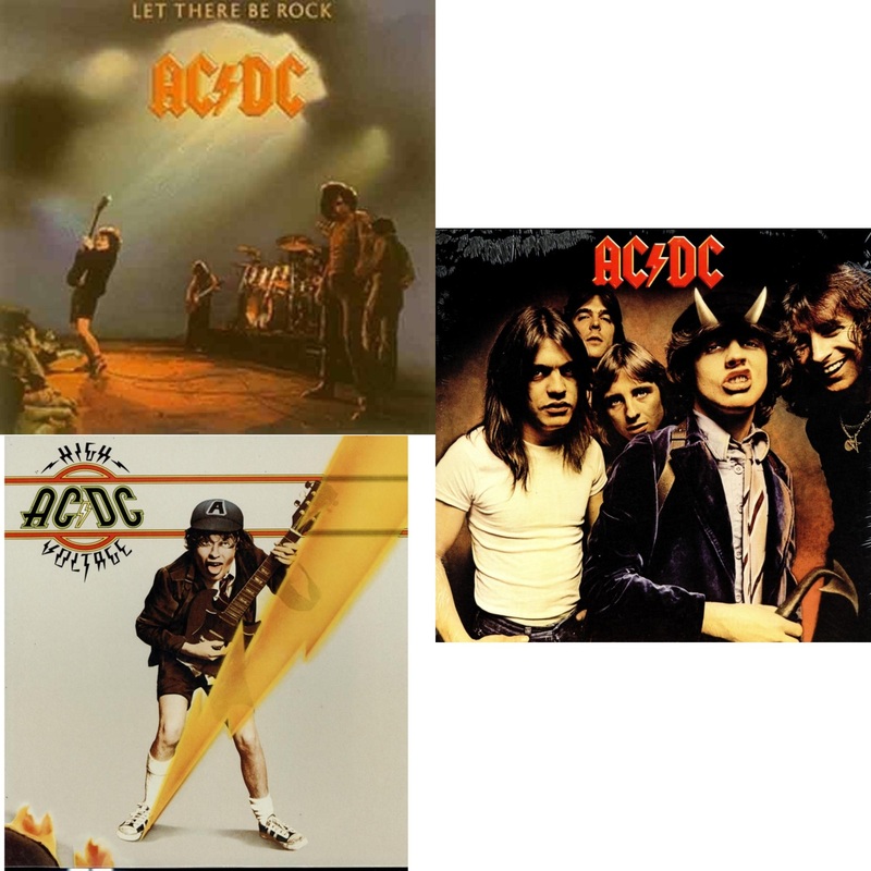 Ac/Dc – Let There Be Rock (180G) & High Voltage (180G) & Highway To Hell (180G) – LP Vinyl Bundle