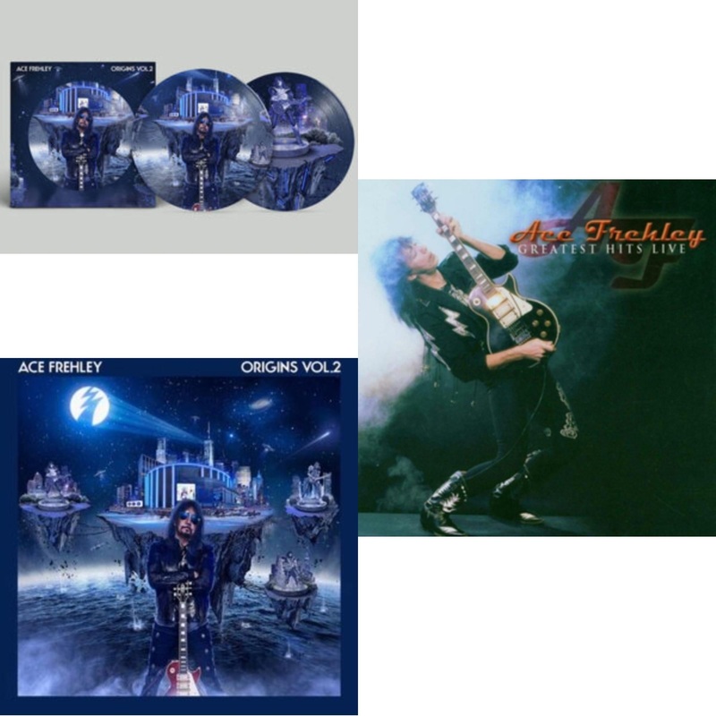 Ace Frehley – Origins: Vol. 2 (Picture Disc) & Origins Vol.2 (Blue & White LP Vinyl) & Greatest Hits Live