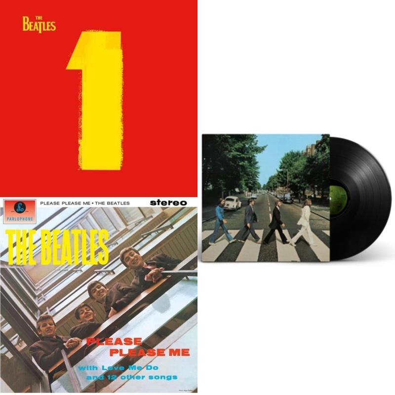 Beatles – 1 (2015 Reissue) & Please Please Me & Abbey Road Anniversary – LP Vinyl Bundle