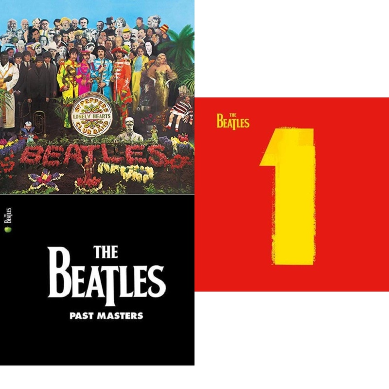 Beatles – Sgt. Pepper’s Lonely Hearts Club Band (2017 Stereo Mix/180G/Original Stencils) & Past Masters 1 & 2 & 1 (2015 Reissue) – LP Vinyl Bundle
