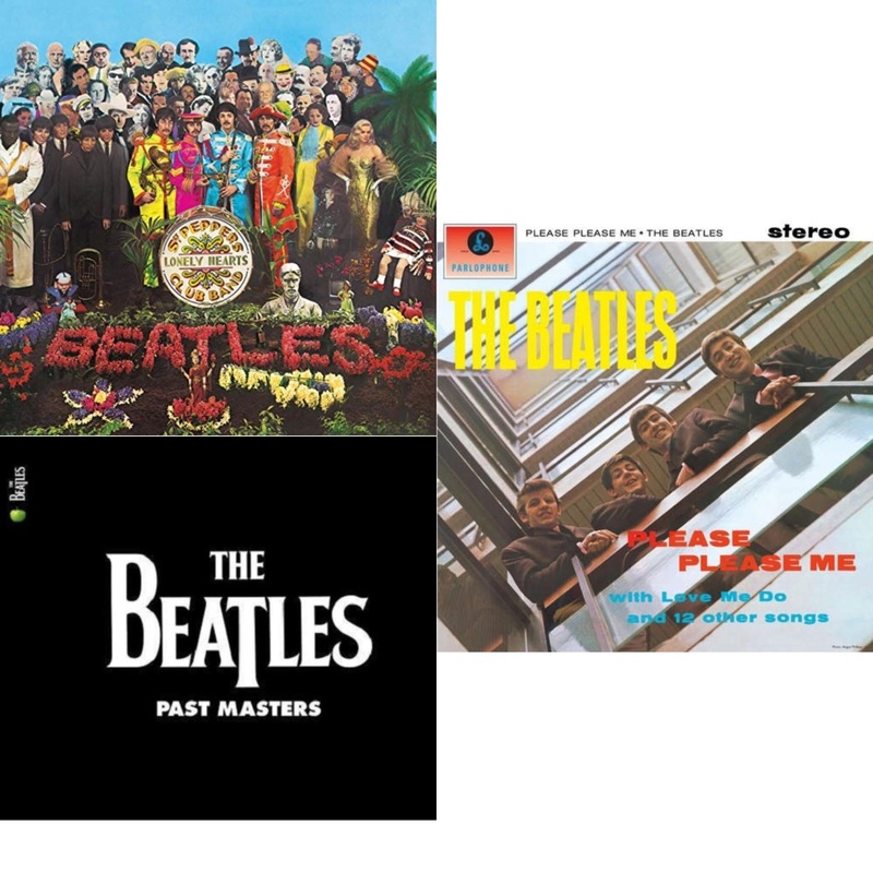 Beatles – Sgt. Pepper’s Lonely Hearts Club Band (2017 Stereo Mix/180G/Original Stencils) & Past Masters 1 & 2 & Please Please Me – LP Vinyl Bundle