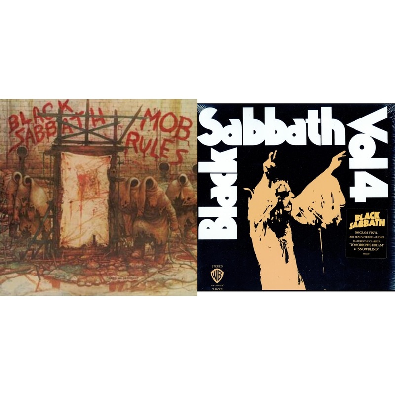 Black Sabbath – Mob Rules (Deluxe/2LP) & Vol. 4 (180G)