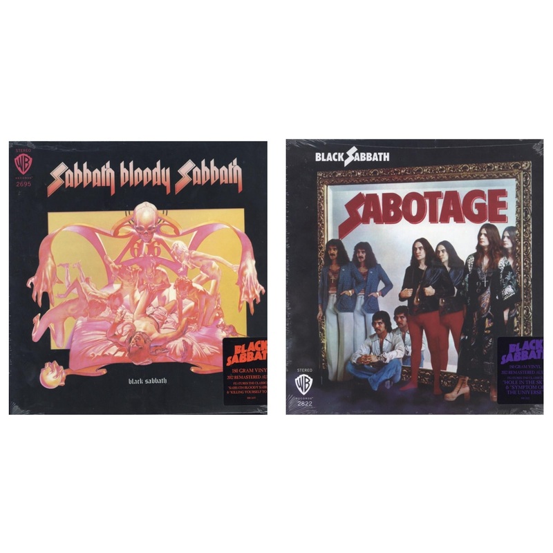 Black Sabbath – Sabbath Bloody Sabbath (180G) & Sabotage (180G) – LP Vinyl Bundle