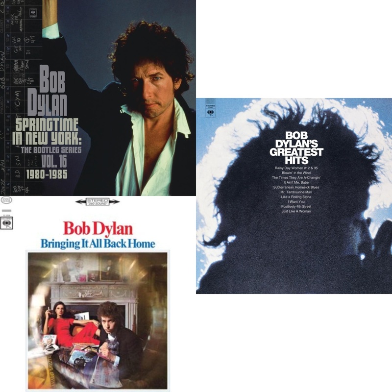 Bob Dylan – Springtime In New York: The Bootleg Series Vol. 16 (1980-1985) (2LP) & Bringing It All Back Home & Greatest Hits (150G/Dl Card)