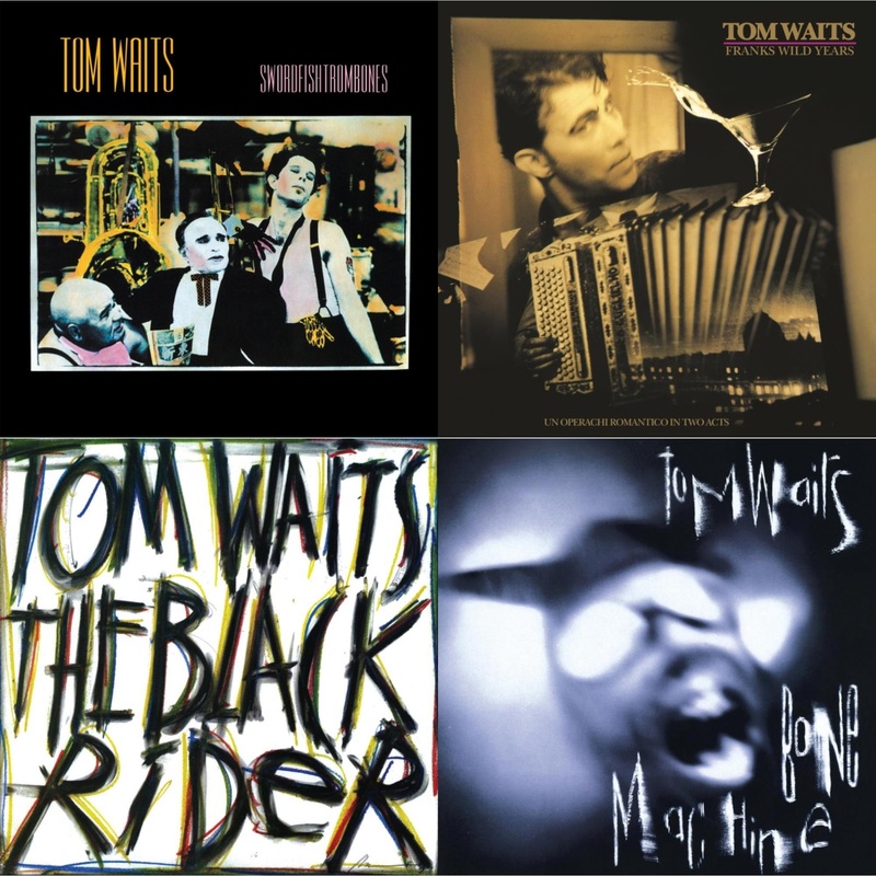 Tom Waits – Swordfishtrombones (Remaster) & Frank’s Wild Years (Remaster) & Black Rider (Remaster) & Bone Machine (Remaster) – LP Vinyl Bundle