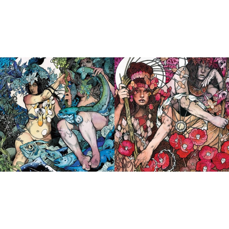 Baroness – Blue Record (Cyan Blue, Milky Clear & Black Ripple Effect Vinyl/2LP) & Red Album (Red, Milky Clear & Black Ripple Effect Vinyl/2LP)