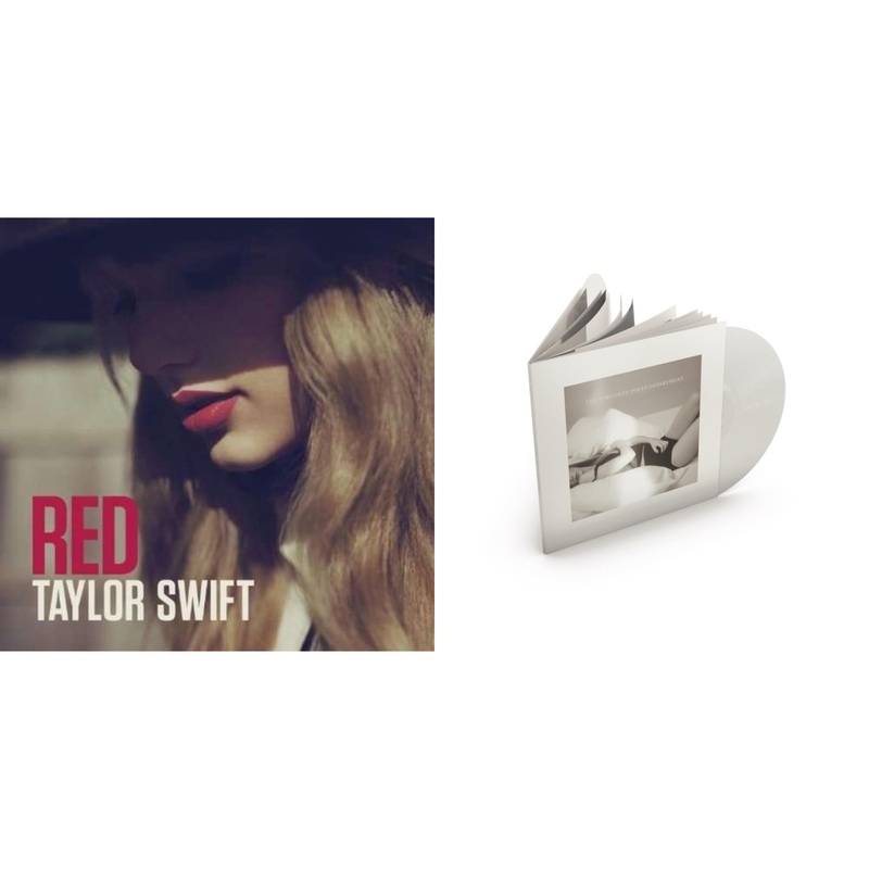 Taylor Swift – Red & Tortured Poets Department (X) (Ghosted White Vinyl/2LP/Manuscript- Bonus Track)