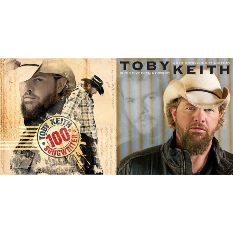 Toby Keith – 100% Songwriter & Should’ve Been A Cowboy (25Th Anniversary Edition) – LP Vinyl Bundle