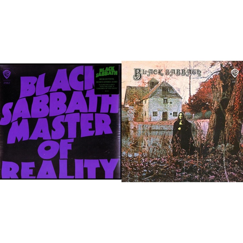 Black Sabbath – Master Of Reality (180G) & Black Sabbath (180G) – LP Vinyl Bundle