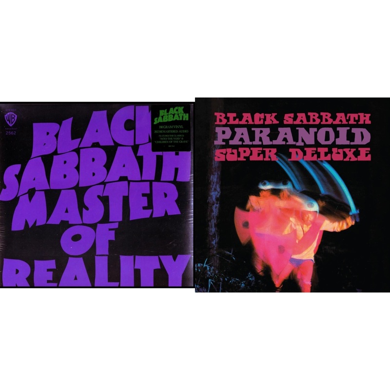 Black Sabbath – Master Of Reality (180G) & Paranoid (Deluxe Edition) – LP Vinyl Bundle