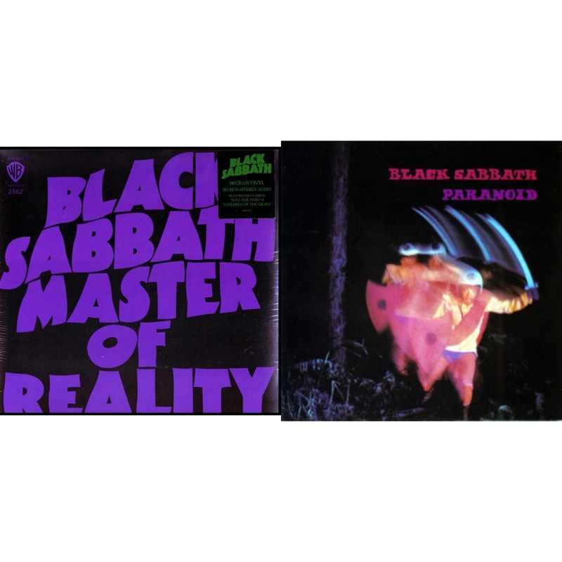 Black Sabbath – Master Of Reality (180G) & Paranoid – LP Vinyl Bundle