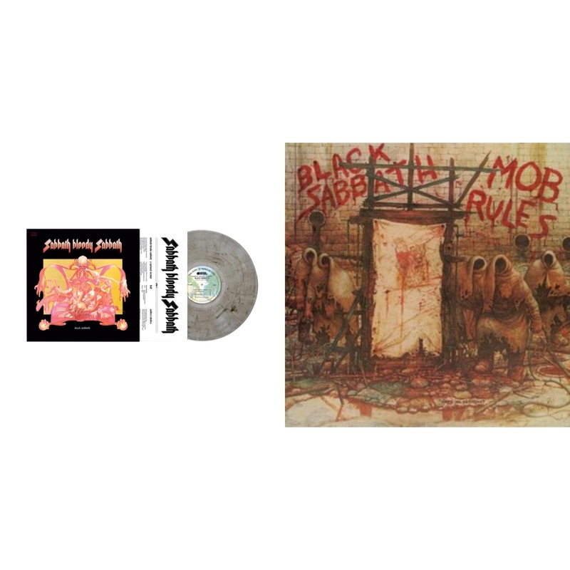 Black Sabbath – Sabbath Bloody Sabbath (Smoky LP Vinyl) (Syeor) & Mob Rules (Deluxe/2LP)
