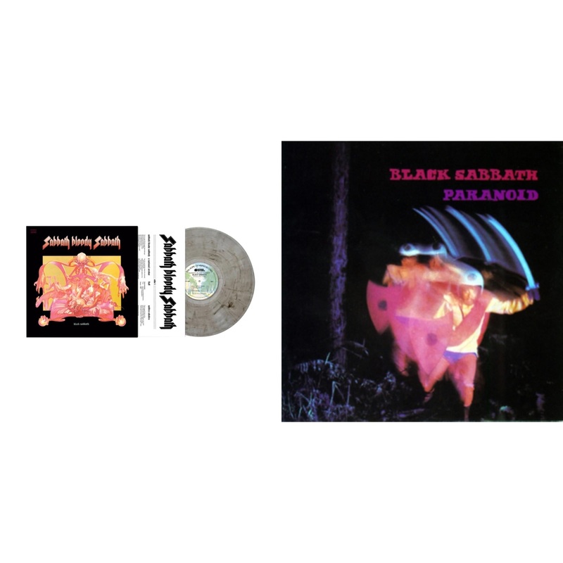 Black Sabbath – Sabbath Bloody Sabbath (Smoky LP Vinyl) (Syeor) & Paranoid