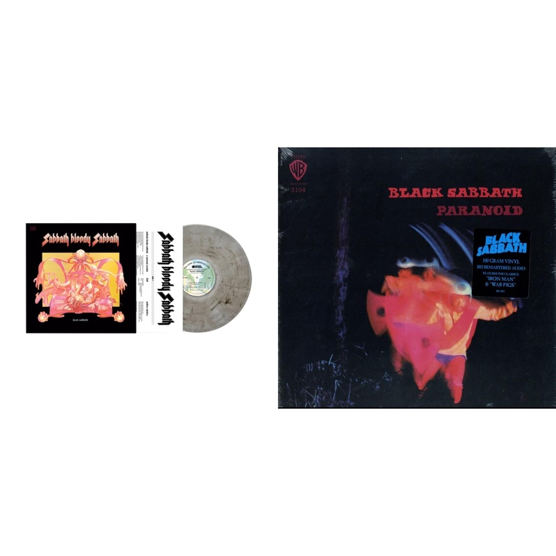 Black Sabbath – Sabbath Bloody Sabbath (Smoky LP Vinyl) (Syeor) & Paranoid (180G)