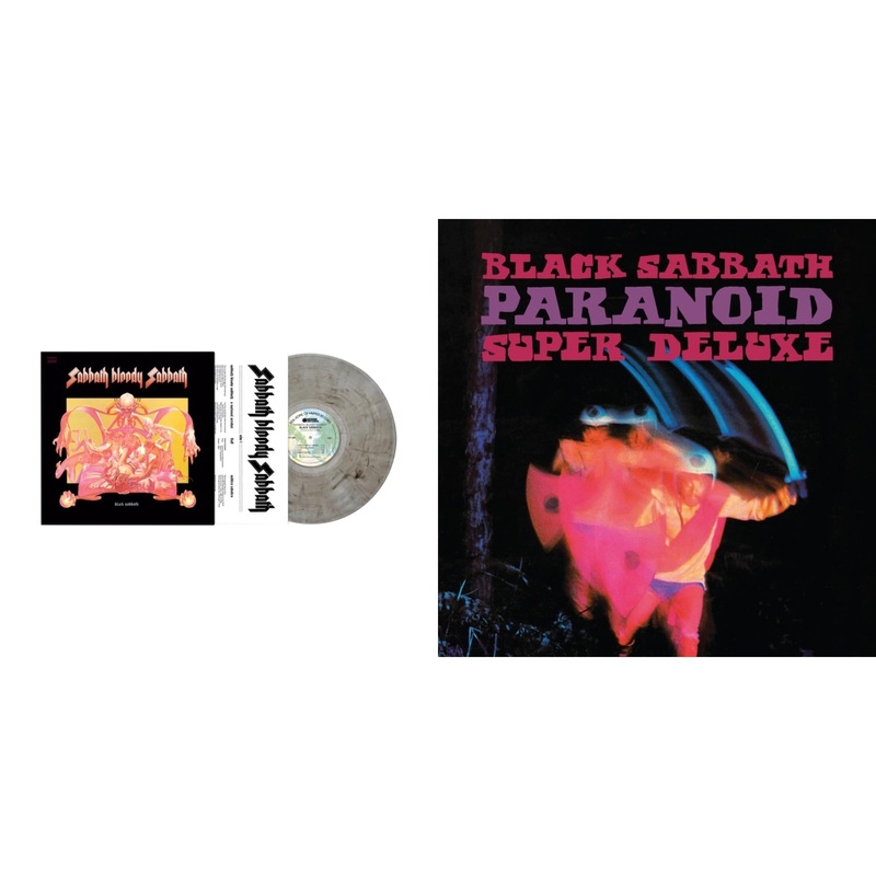 Black Sabbath – Sabbath Bloody Sabbath (Smoky LP Vinyl) (Syeor) & Paranoid (Deluxe Edition)
