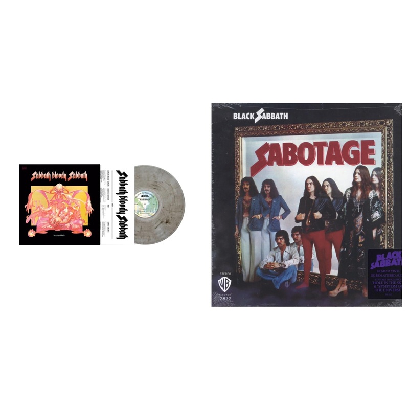 Black Sabbath – Sabbath Bloody Sabbath (Smoky LP Vinyl) (Syeor) & Sabotage (180G)