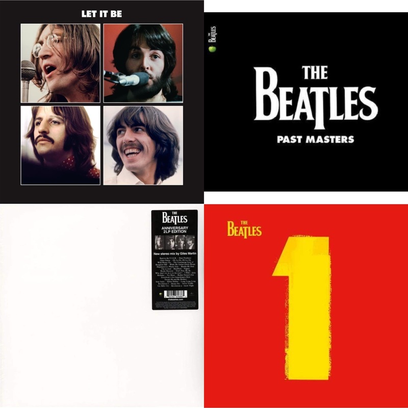 Beatles – Let It Be Special Edition & Past Masters 1 & 2 & Beatles (The White Album) (2 LP) & 1 (2015 Reissue)