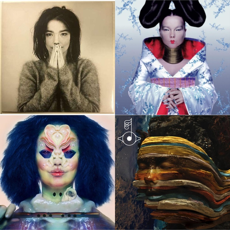 Bjork – Debut & Homogenic & Utopia & Bastards: Remix – LP Vinyl Bundle