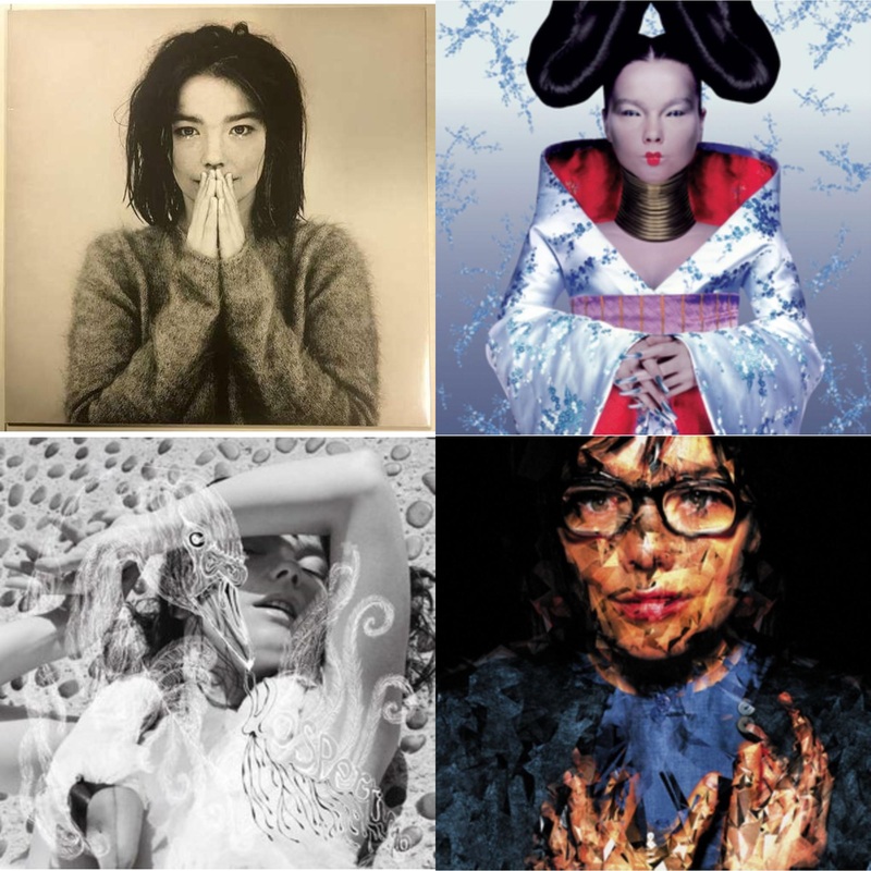 Bjork – Debut & Homogenic & Vespertine & Selma Songs – LP Vinyl Bundle