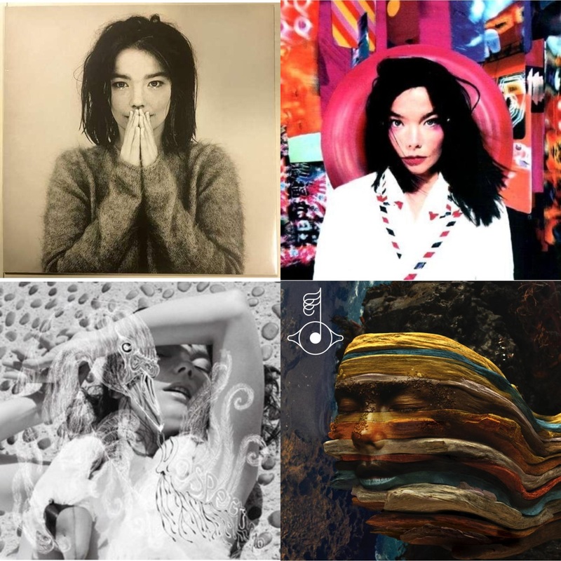 Bjork – Debut & Post & Vespertine & Bastards: Remix – LP Vinyl Bundle