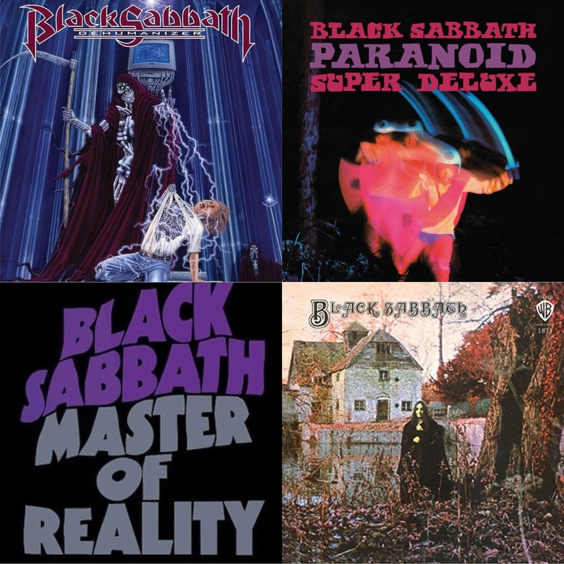 Black Sabbath – Dehumanizer (Deluxe Edition/2LP) (Rocktober) & Paranoid (Deluxe Edition) & Master Of Reality & Black Sabbath (180G)