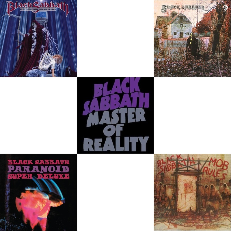 Black Sabbath – Dehumanizer (Deluxe Edition/2LP) (Rocktober) & Paranoid (Deluxe Edition) & Master Of Reality & Black Sabbath (180G) & Mob Rules (Deluxe/2LP)