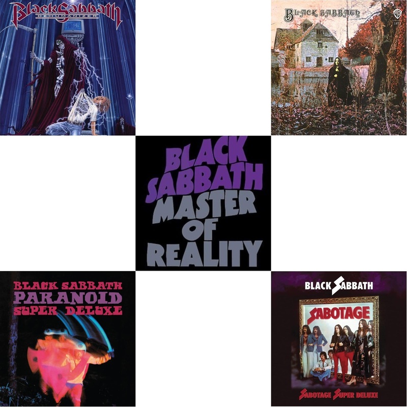 Black Sabbath – Dehumanizer (Deluxe Edition/2LP) (Rocktober) & Paranoid (Deluxe Edition) & Master Of Reality & Black Sabbath (180G) & Sabotage (Super Deluxe Edition/4LP/7Inch)