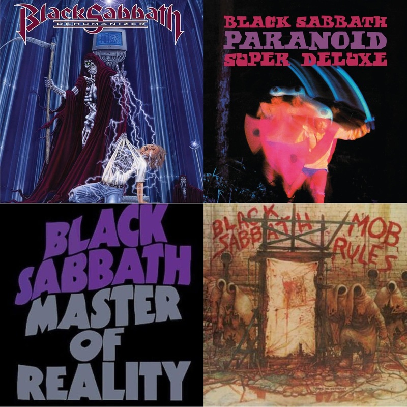 Black Sabbath – Dehumanizer (Deluxe Edition/2LP) (Rocktober) & Paranoid (Deluxe Edition) & Master Of Reality & Mob Rules (Deluxe/2LP)