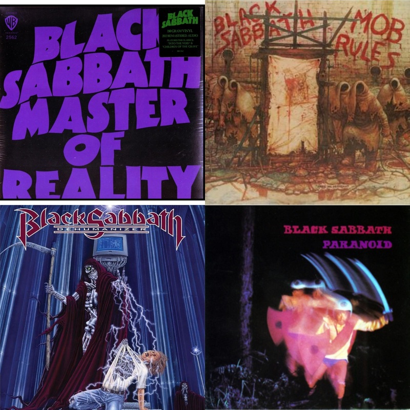 Black Sabbath – Master Of Reality (180G) & Mob Rules (Deluxe/2LP) & Dehumanizer (Deluxe Edition/2LP) (Rocktober) & Paranoid