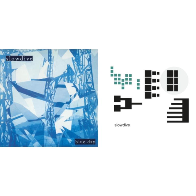 Slowdive – Blue Day (Blue & White Marbled LP Vinyl) & Pygmalion (Purple Marbled LP Vinyl)